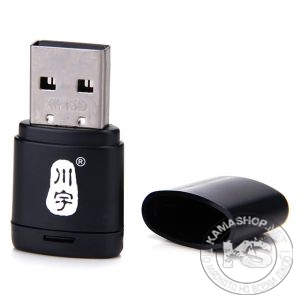 Преход-четец за карти памет micro SD/TF -> USB 2.0 (черен)