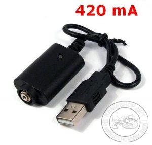 USB кабел-зарядно за електронна цигара eGo (5V -> 4.2V 420mA)