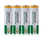 Акумулаторни батерии 3000mAh 1.2V размер АА (4бр в пакет)