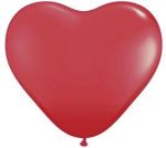 Балони с форма на сърце (10 бр в опаковка - червени)